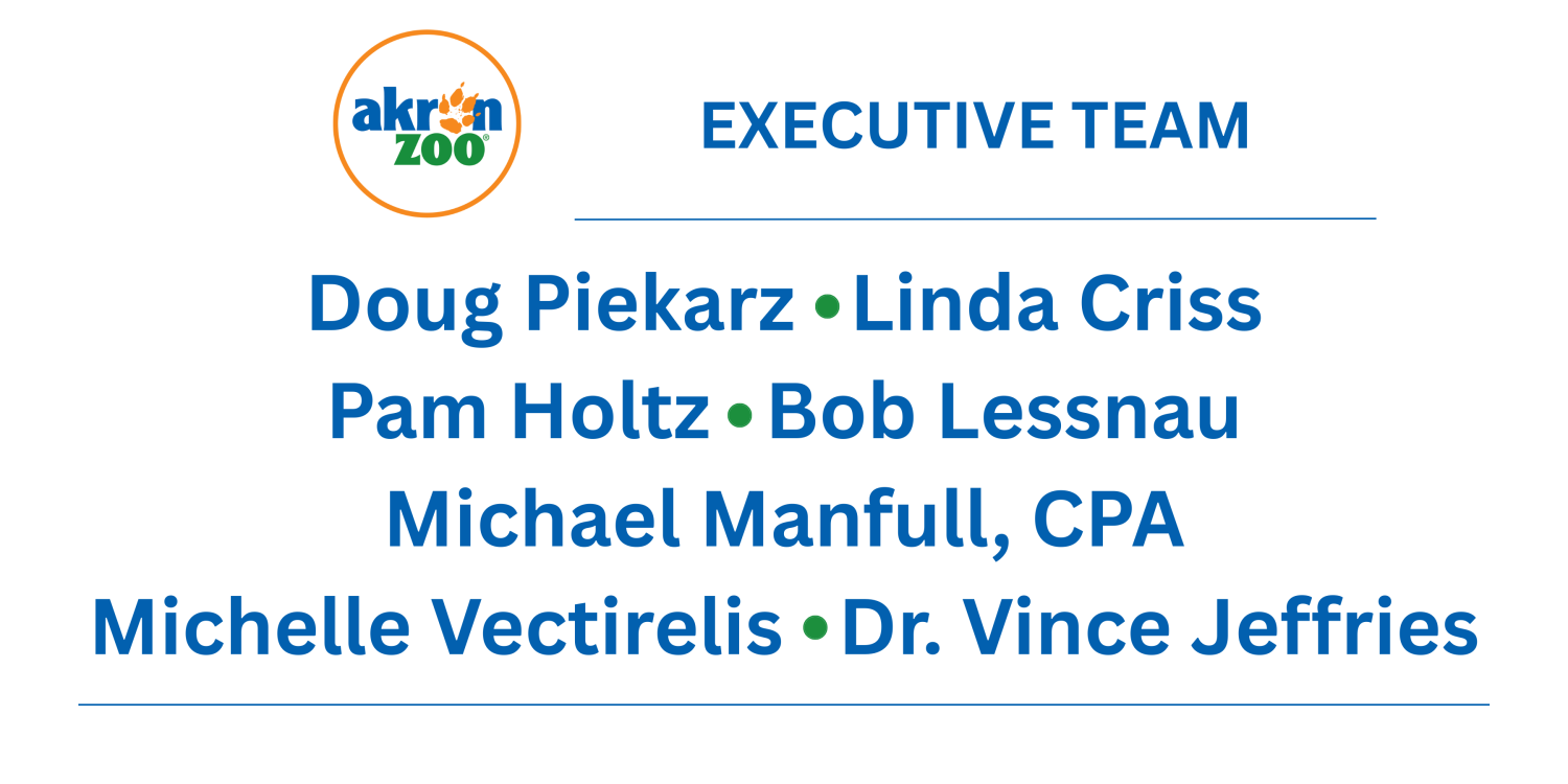 Akron Zoo Executive Team