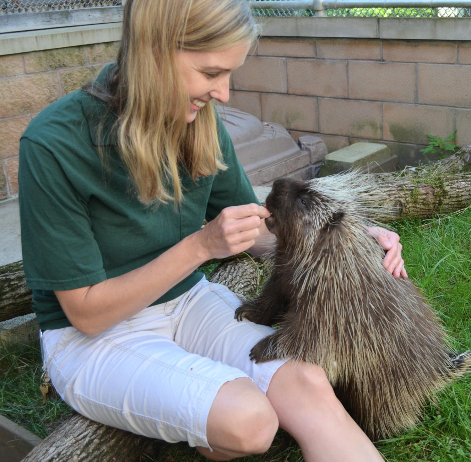 Keeper Jen with Forest