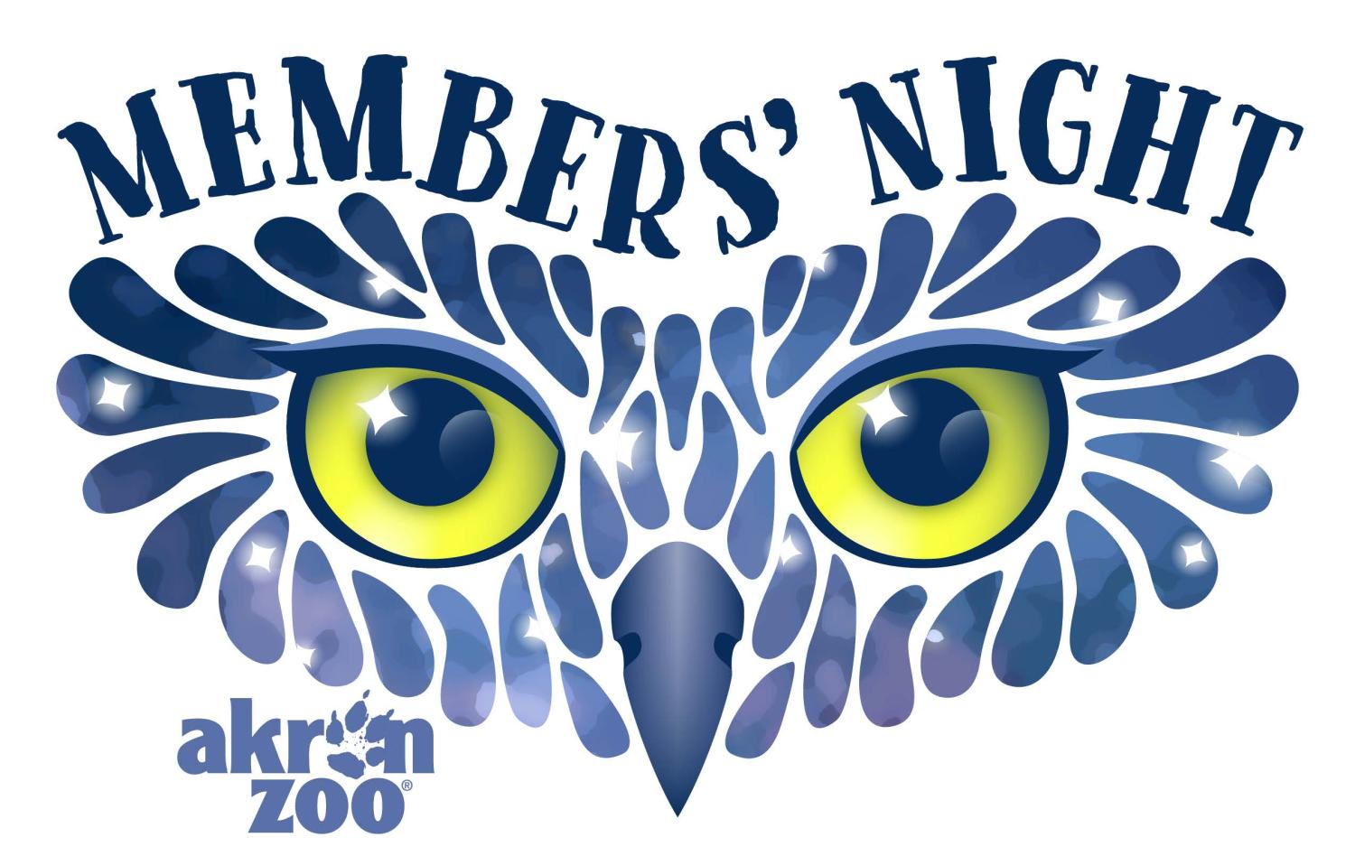 Members' Night Owl Eyes Logo