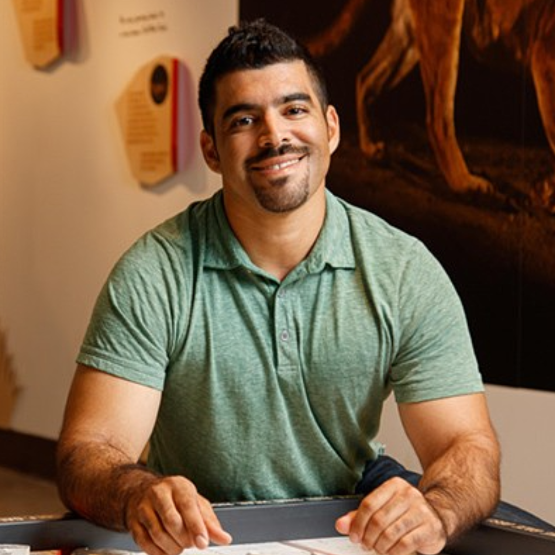 Miguel Ordeñana at the Natural History Museum of Los Angeles