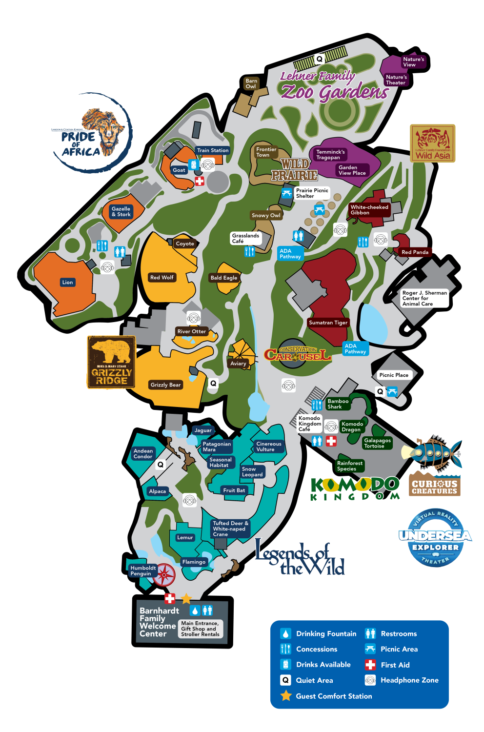 2023 Winter Zoo Map