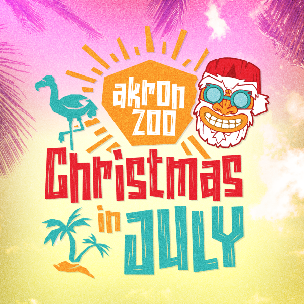 Akron Zoo Christmas in July
