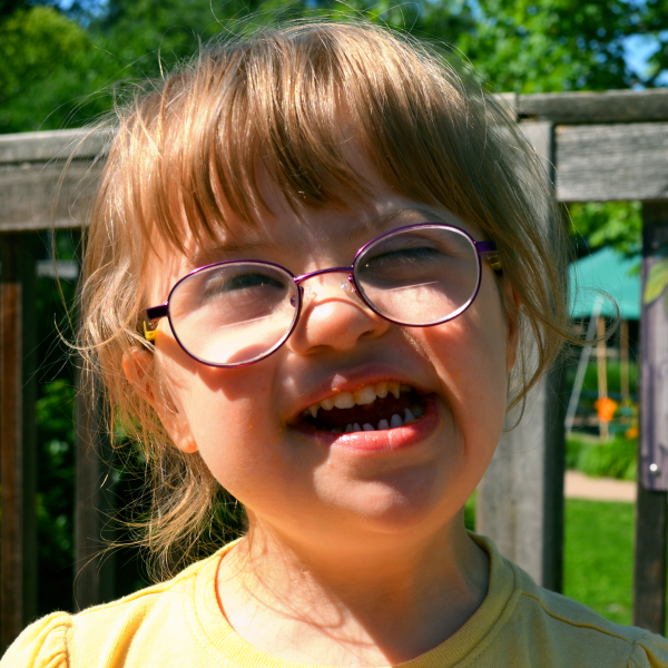 Girl with glasses