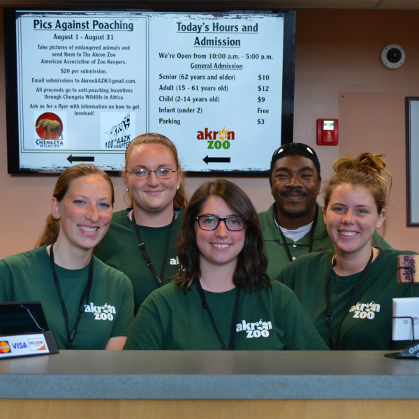Five Akron Zoo Employees